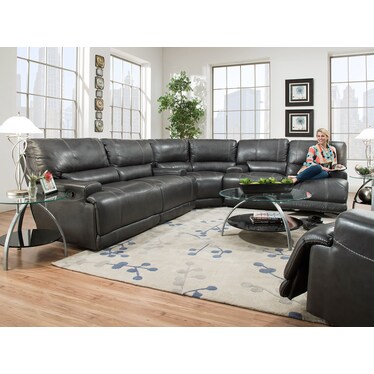 Plateau 3 Pc Leather Power Reclining Sectional Steinhafels Pc Leather Power Reclining Sectional, Denton Leather Power Reclining Sofa