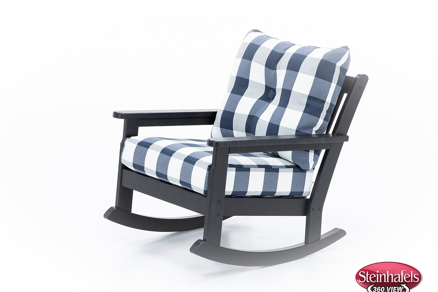 poly black club chair  image pkg  