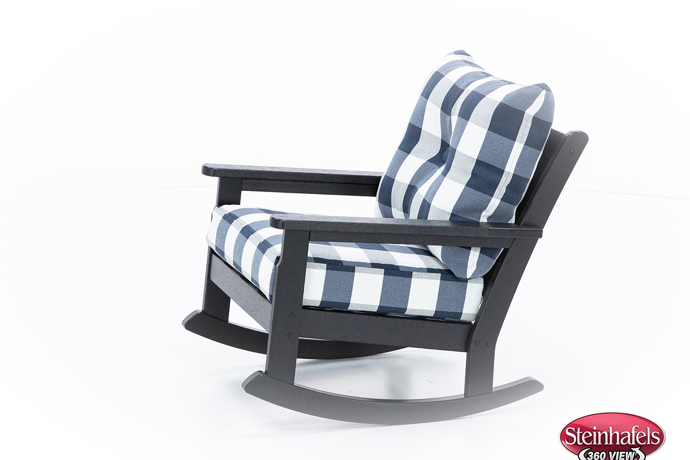 poly black club chair  image pkg  