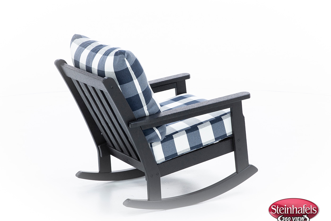 poly black club chair  image pkg  