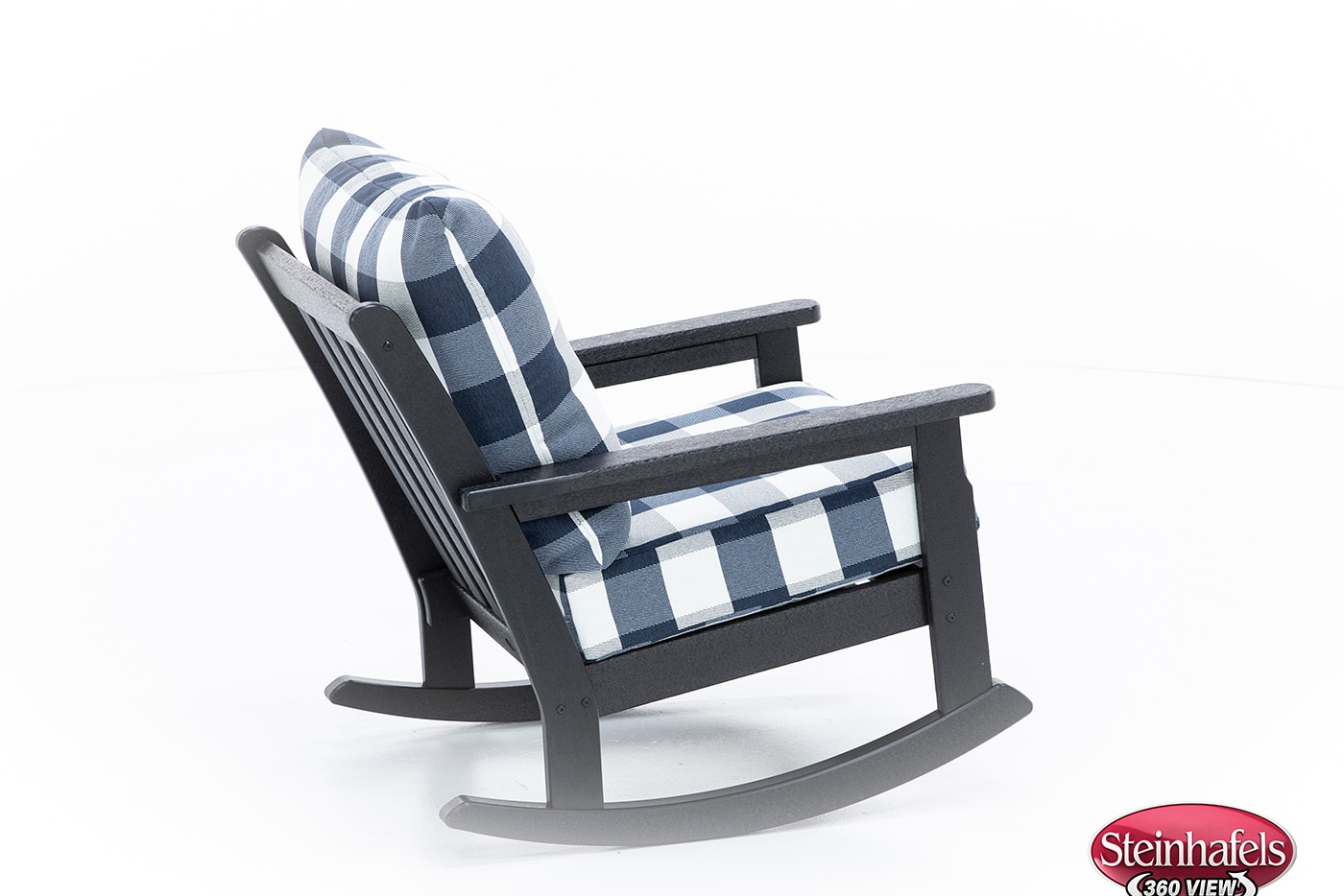 poly black club chair  image pkg  