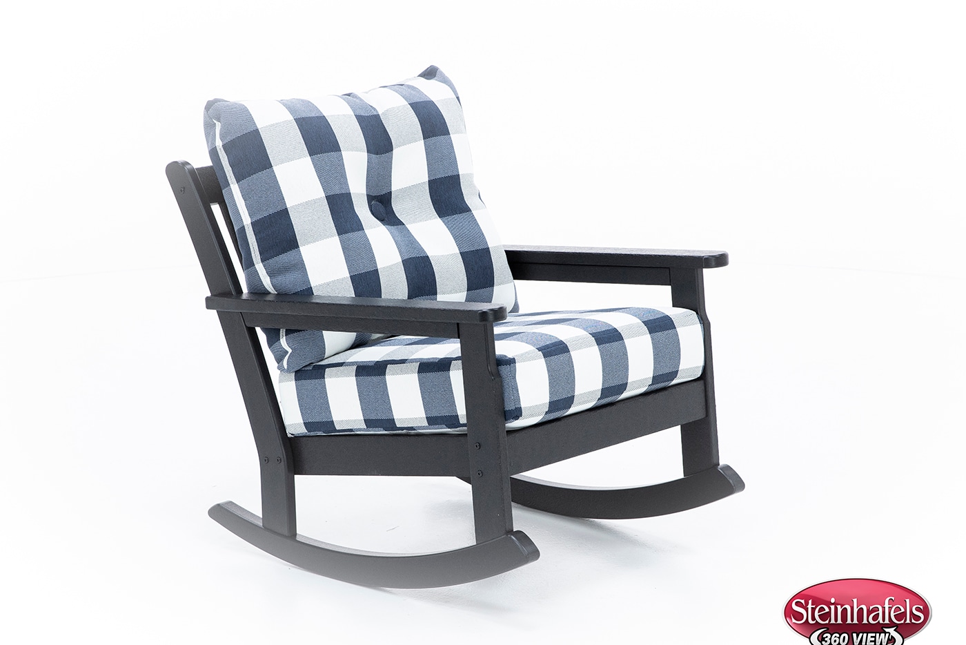 poly black club chair  image pkg  