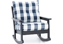 poly black club chair pkg  