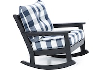 poly black club chair pkg  