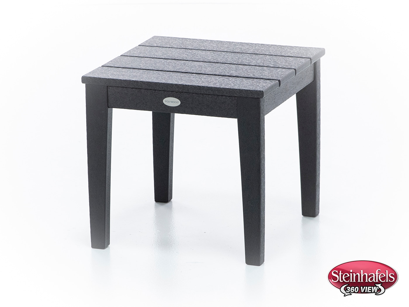 poly black end table  image   