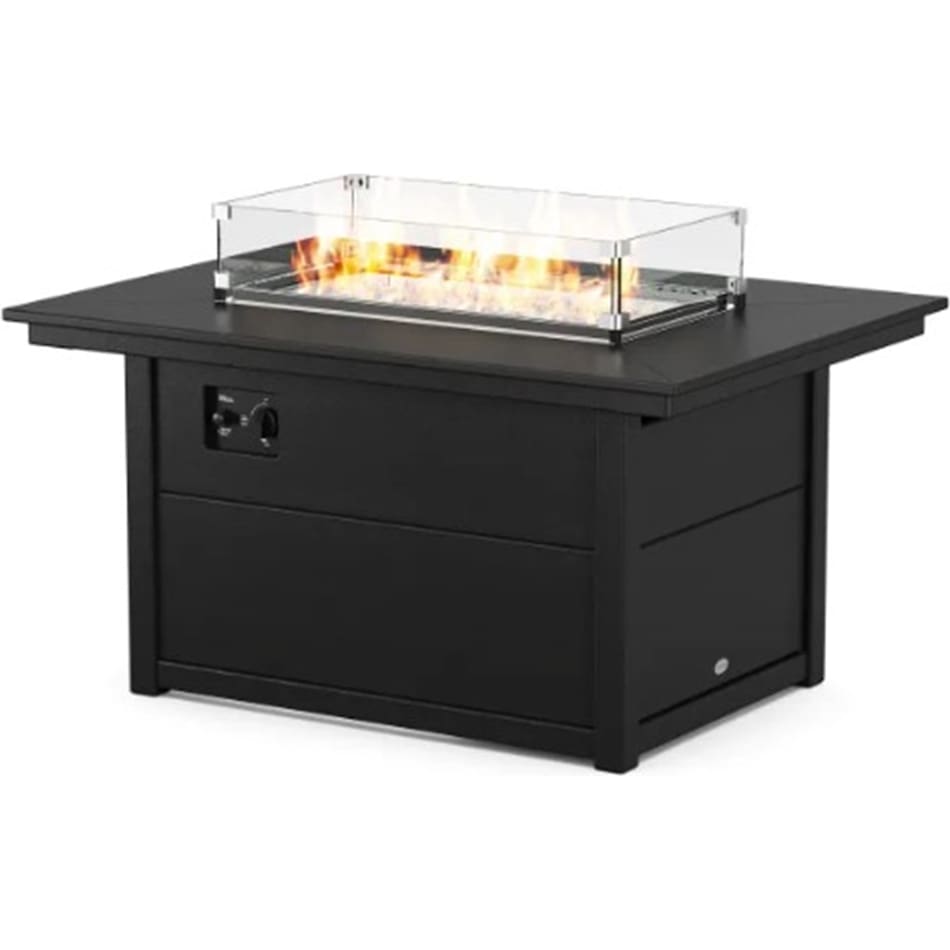 poly black firepit pkg  