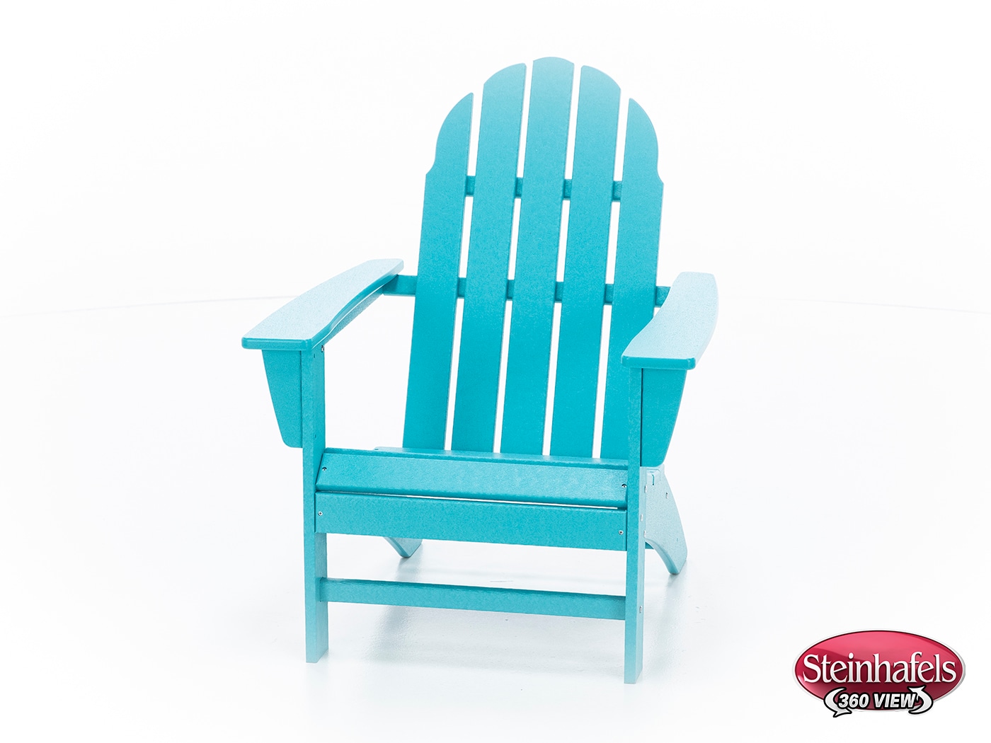 poly blue adirondack chair  image   