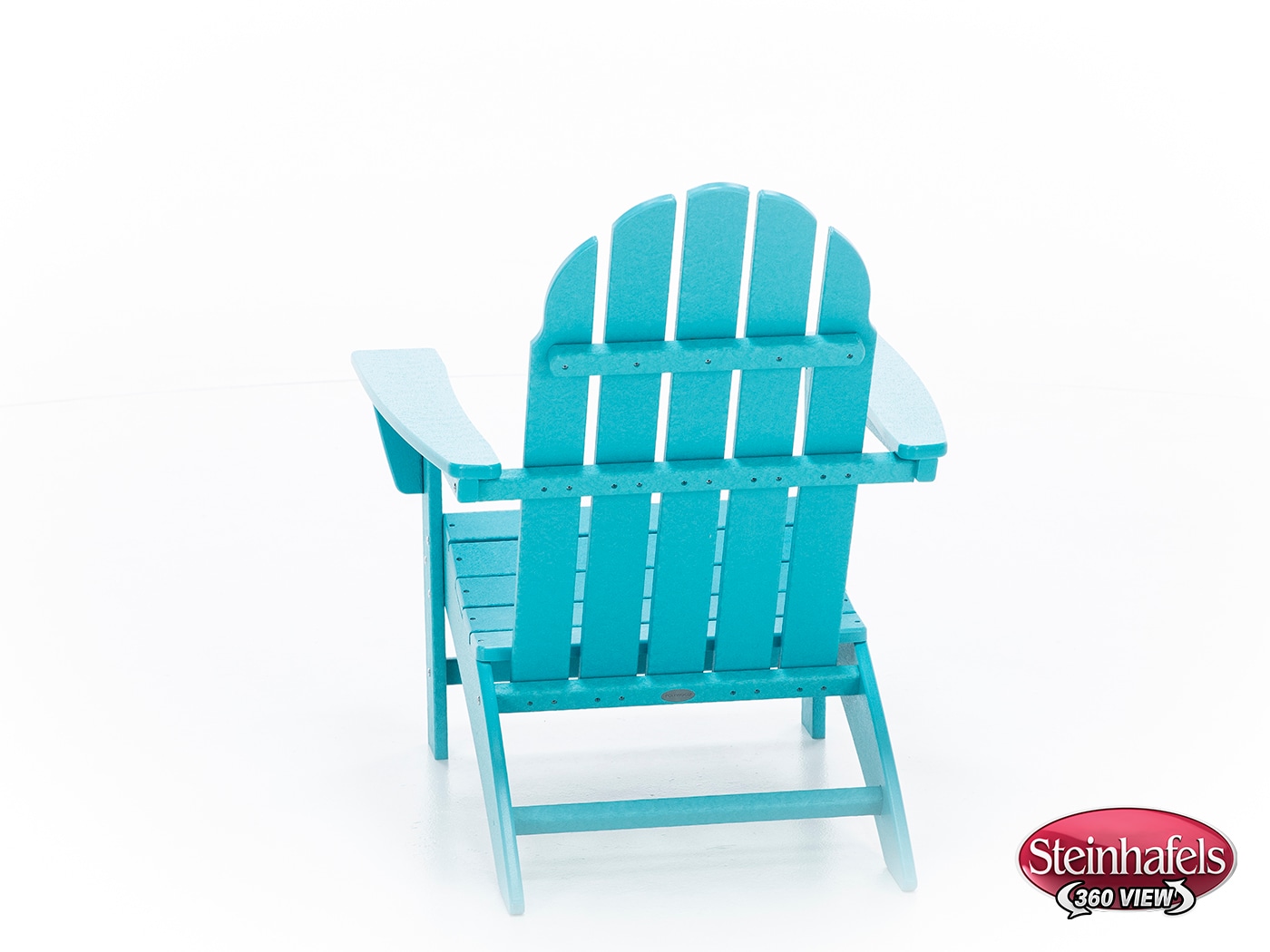 poly blue adirondack chair  image   