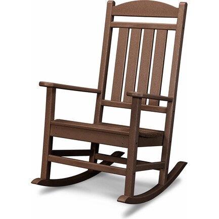 *CMA* Presidential Mahogany Rocking Chair