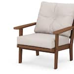 poly brown club chair pkg  