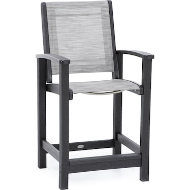 Coastal Sling Counter Height Chair