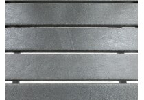 poly dark grey standard height rectangle pkg  