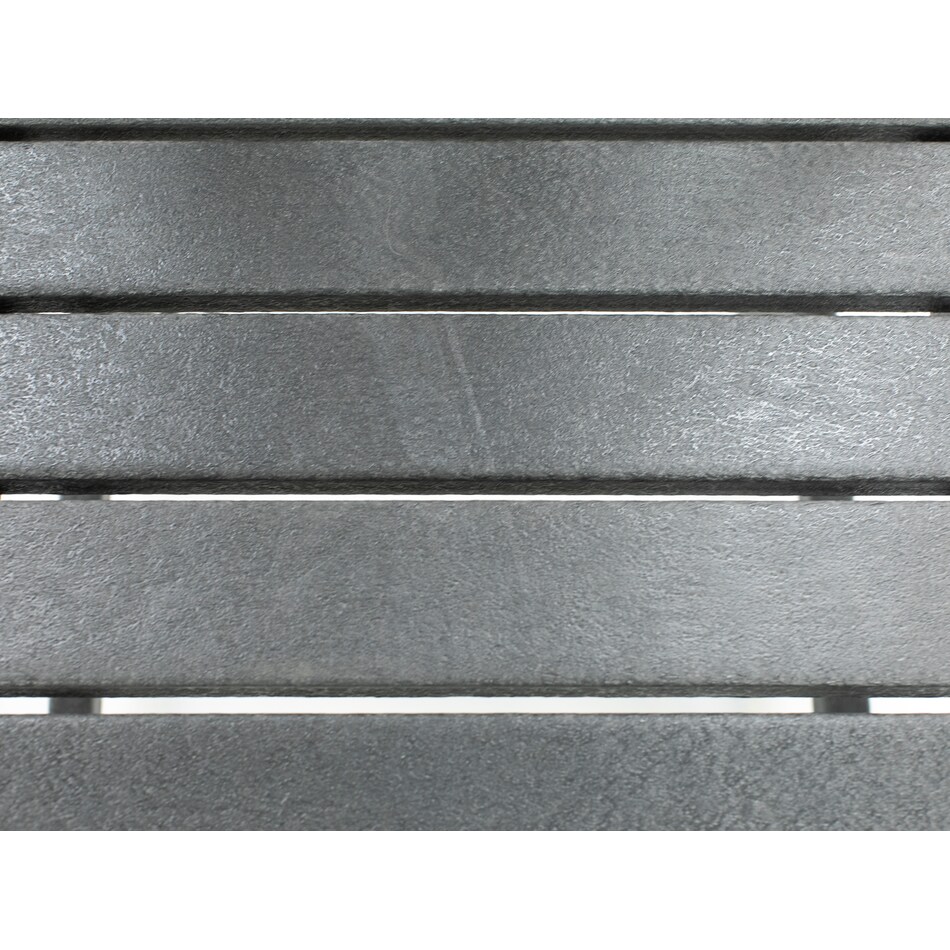 poly dark grey standard height rectangle pkg  