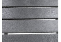 poly dark grey standard height rectangle pkg  