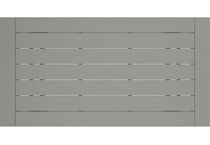 poly grey standard height rectangle   