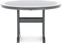poly grey standard height round oval pkg  