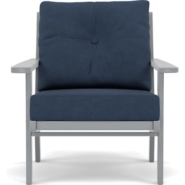 Lakeside Deep Seating Slate Grey Chair