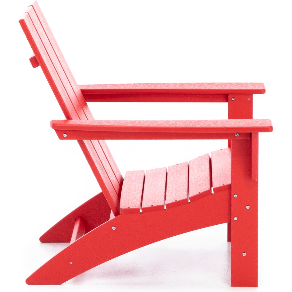 Sunset Red Modern Adirondack Chair Steinhafels
