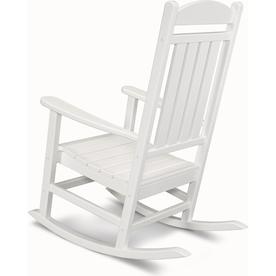 poly white adirondack chair   