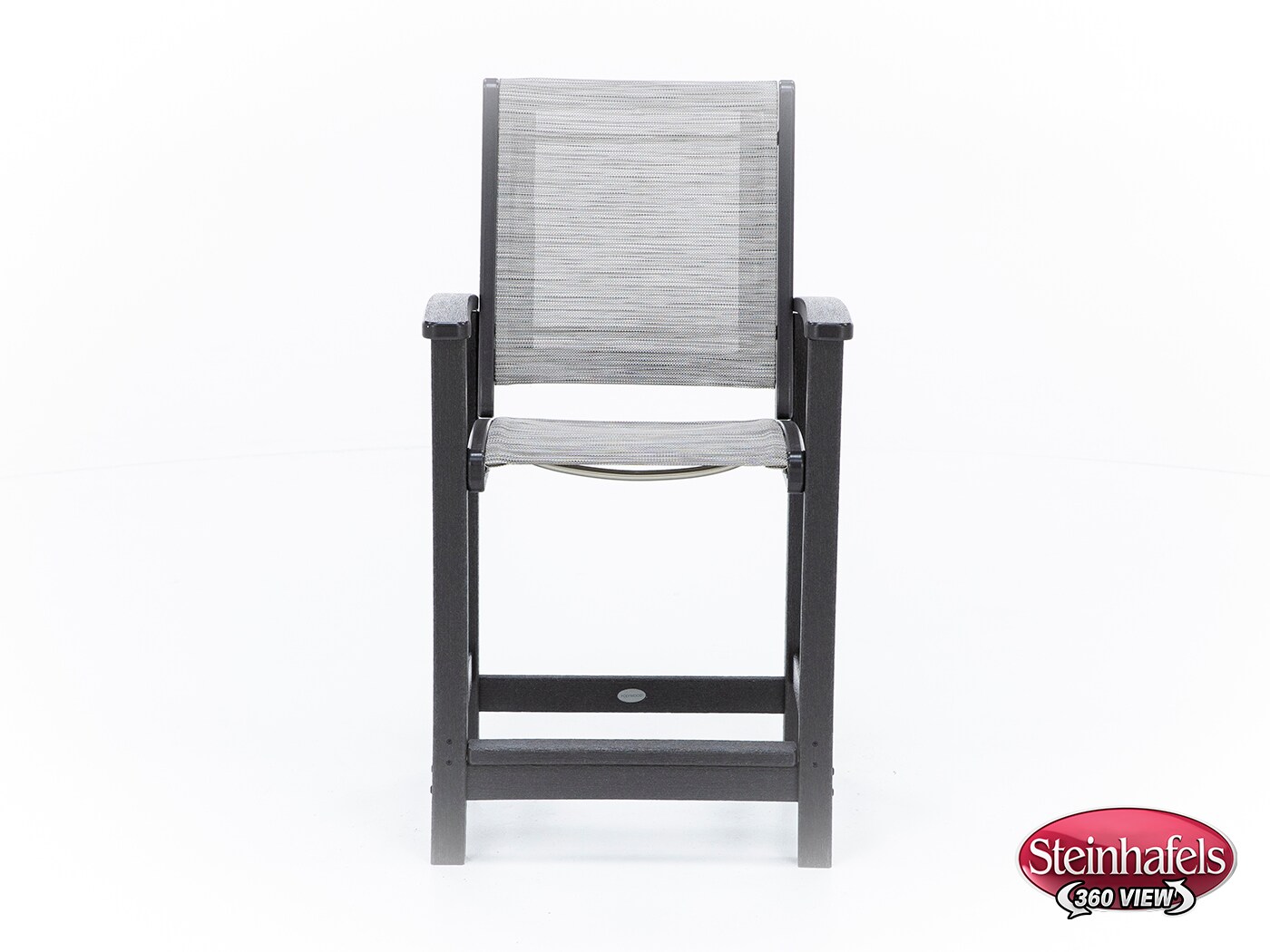 polywood inc brown counter height arm chair  image   