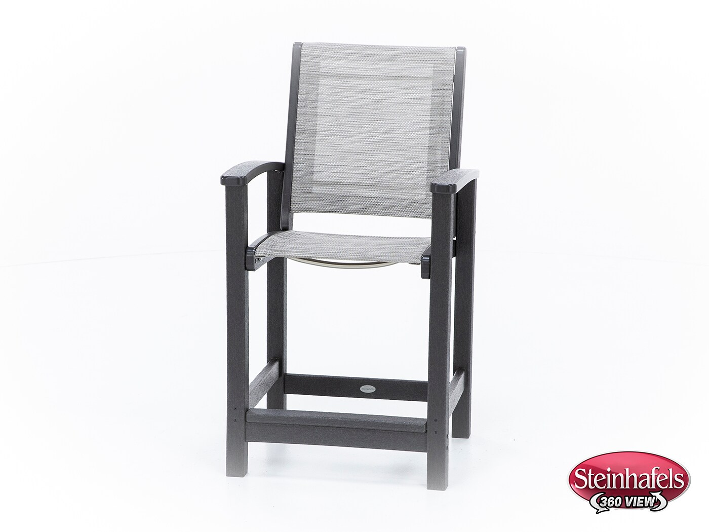 polywood inc brown counter height arm chair  image   