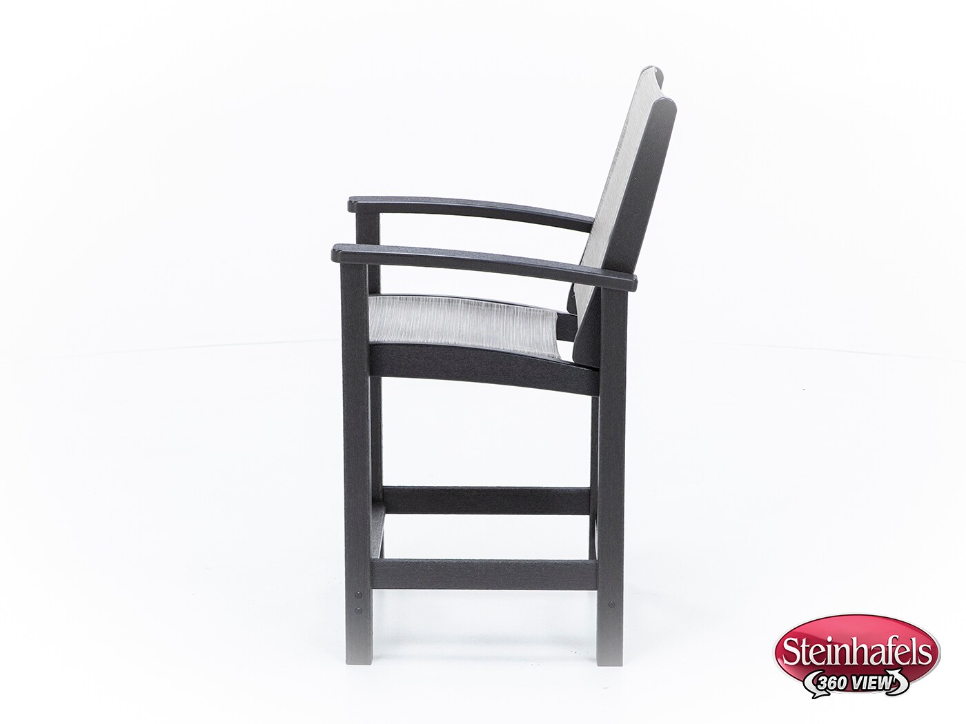 polywood inc brown counter height arm chair  image   