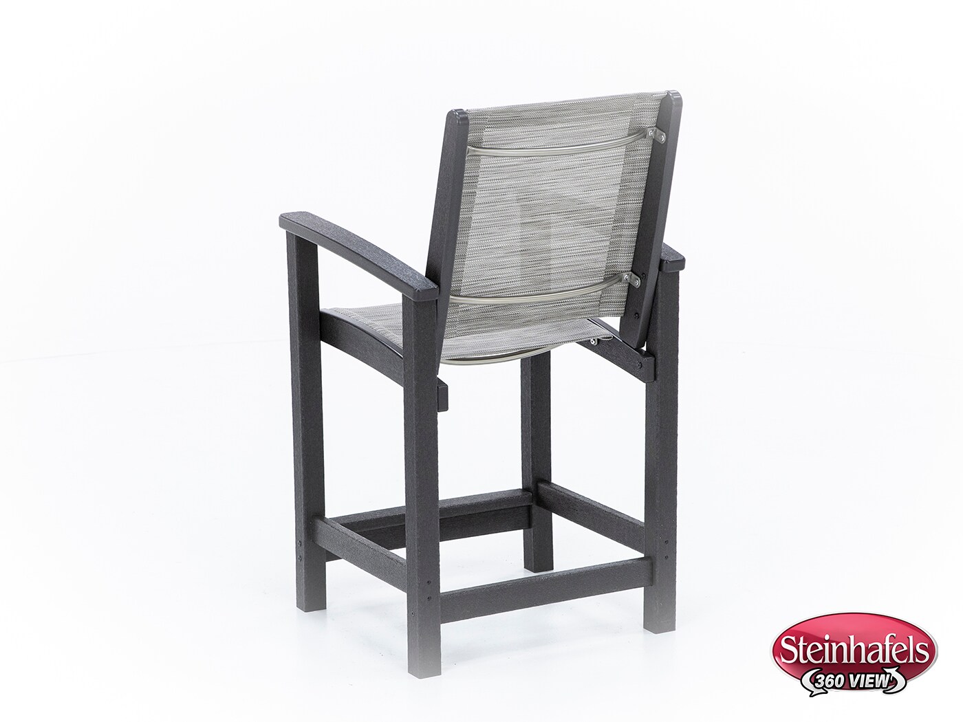 polywood inc brown counter height arm chair  image   
