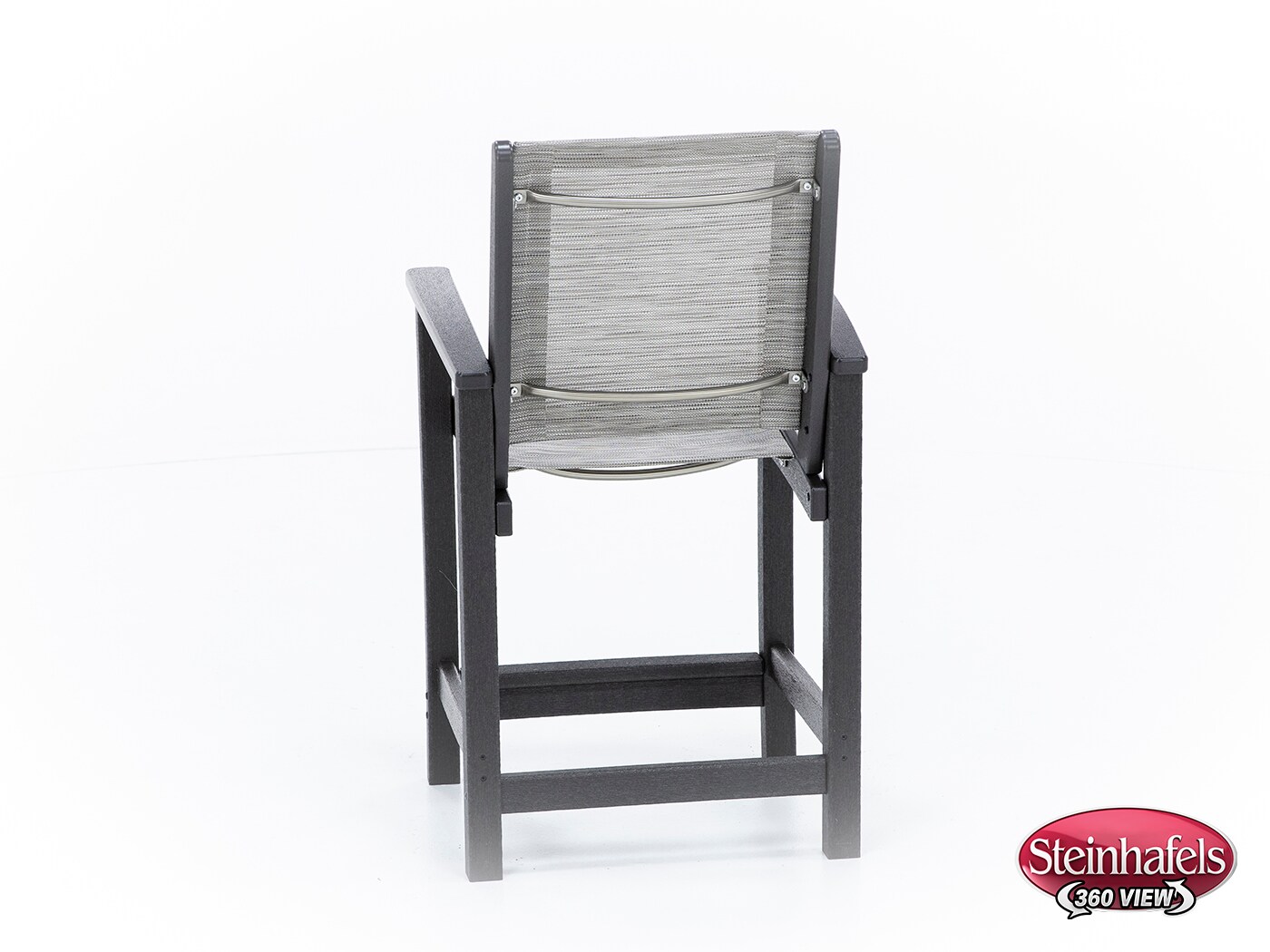 polywood inc brown counter height arm chair  image   