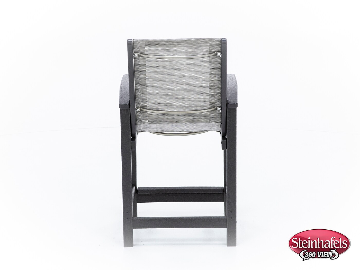 polywood inc brown counter height arm chair  image   