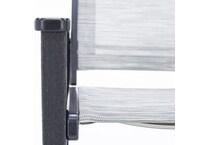 polywood inc brown counter height arm chair   