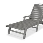 polywood inc grey chaise   