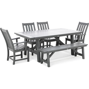Rustic Farmhouse 60" Backless Bench