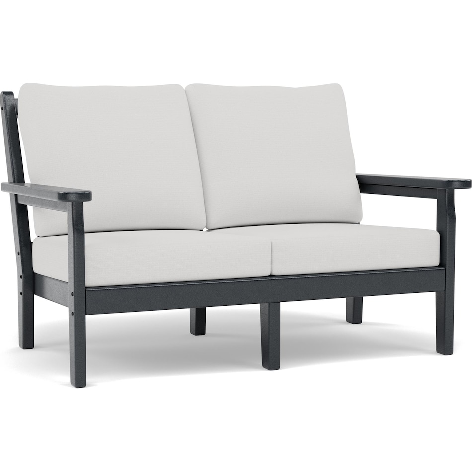 polywood inc poly black   natural linen  inches and under pkg  