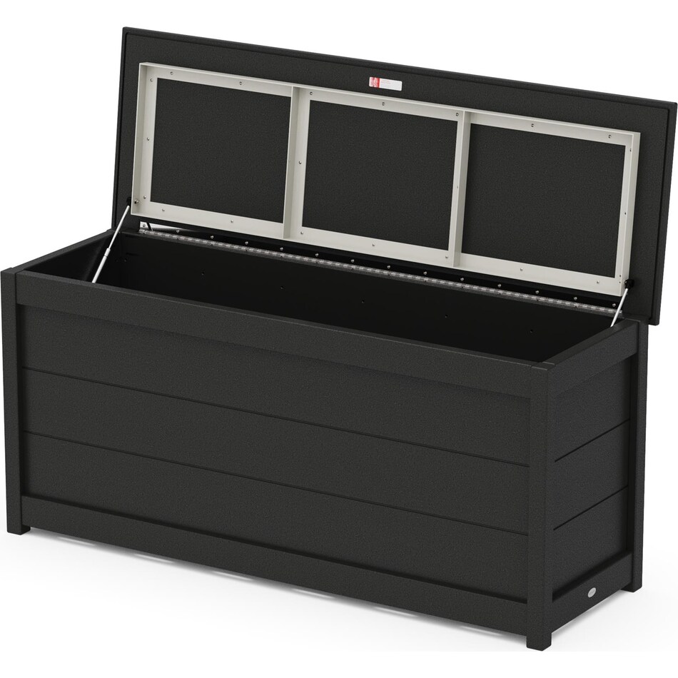 polywood black buffet server sideboard   