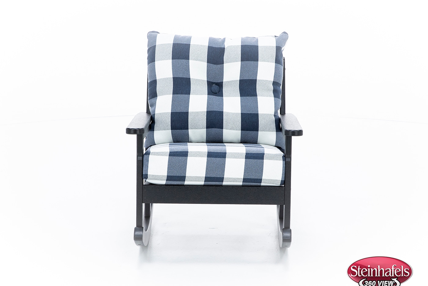 polywood black club chair  image pkg  