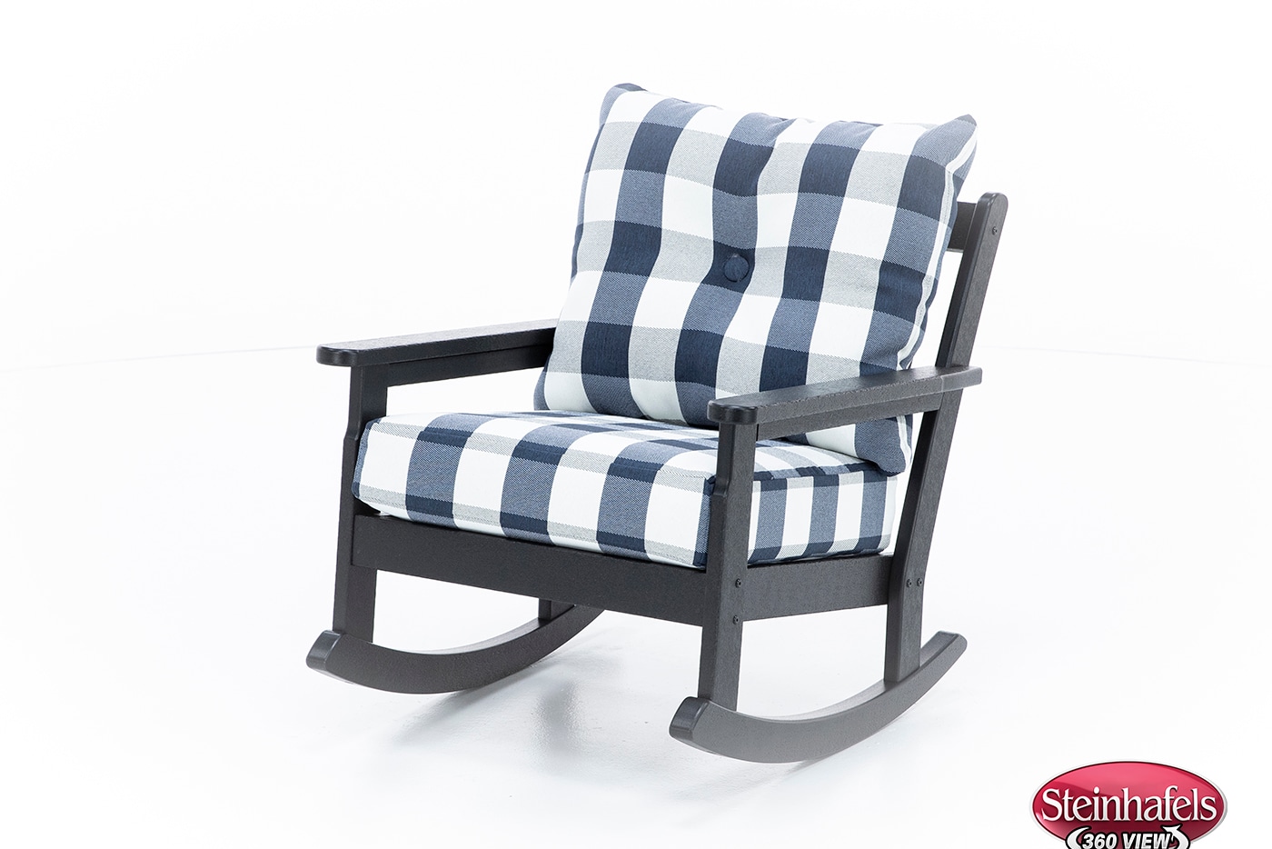 polywood black club chair  image pkg  