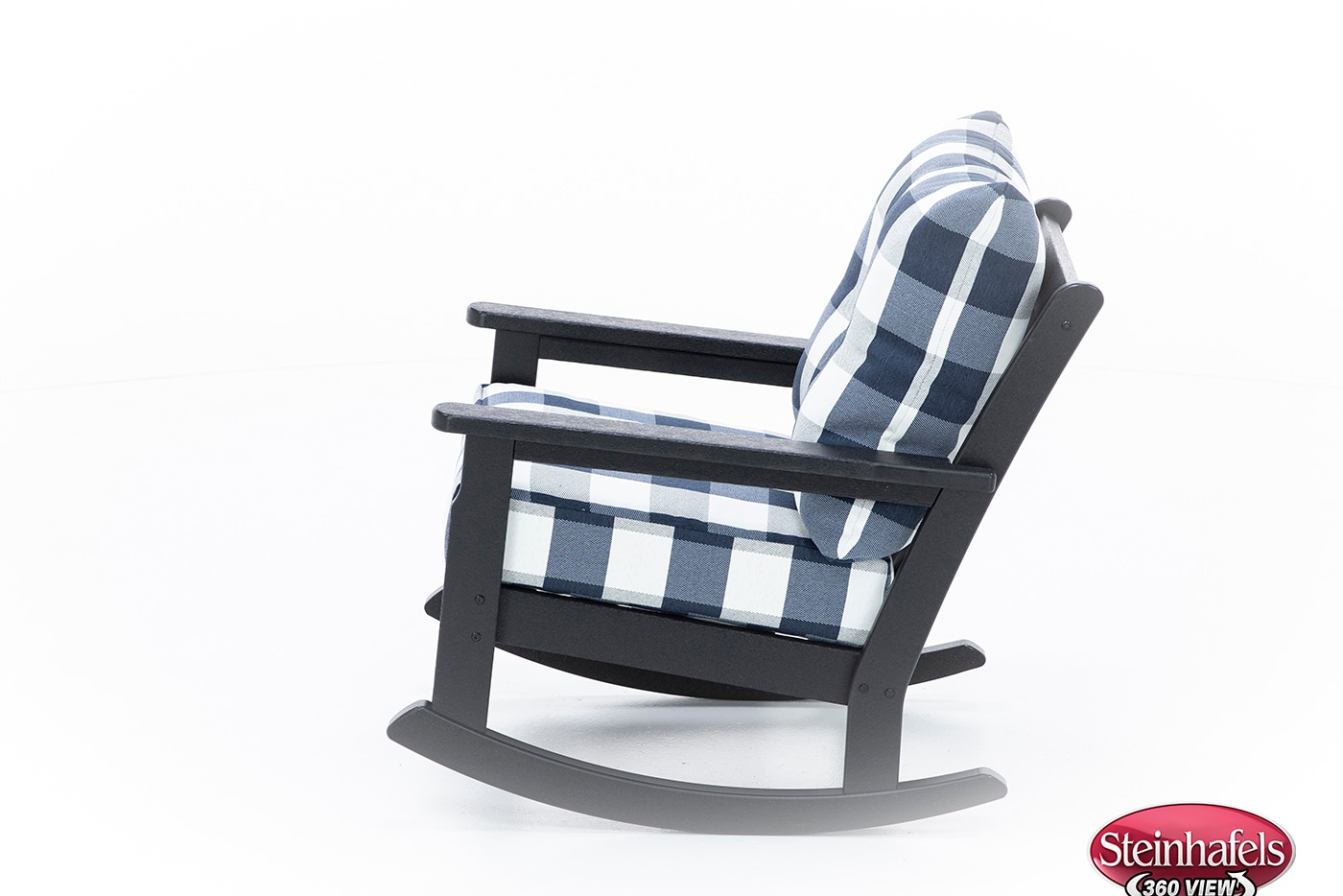 polywood black club chair  image pkg  