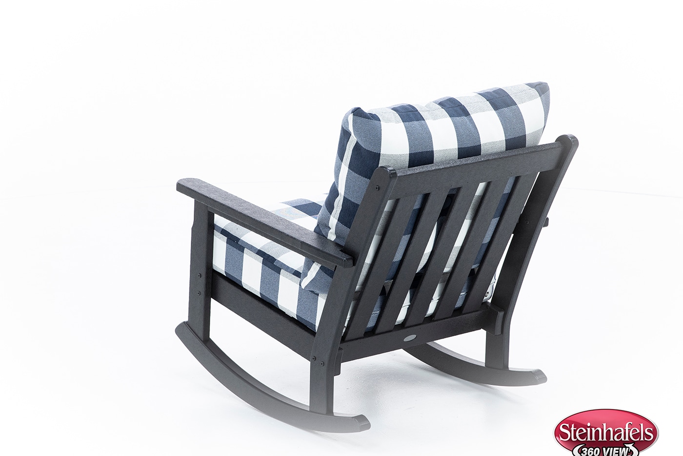 polywood black club chair  image pkg  