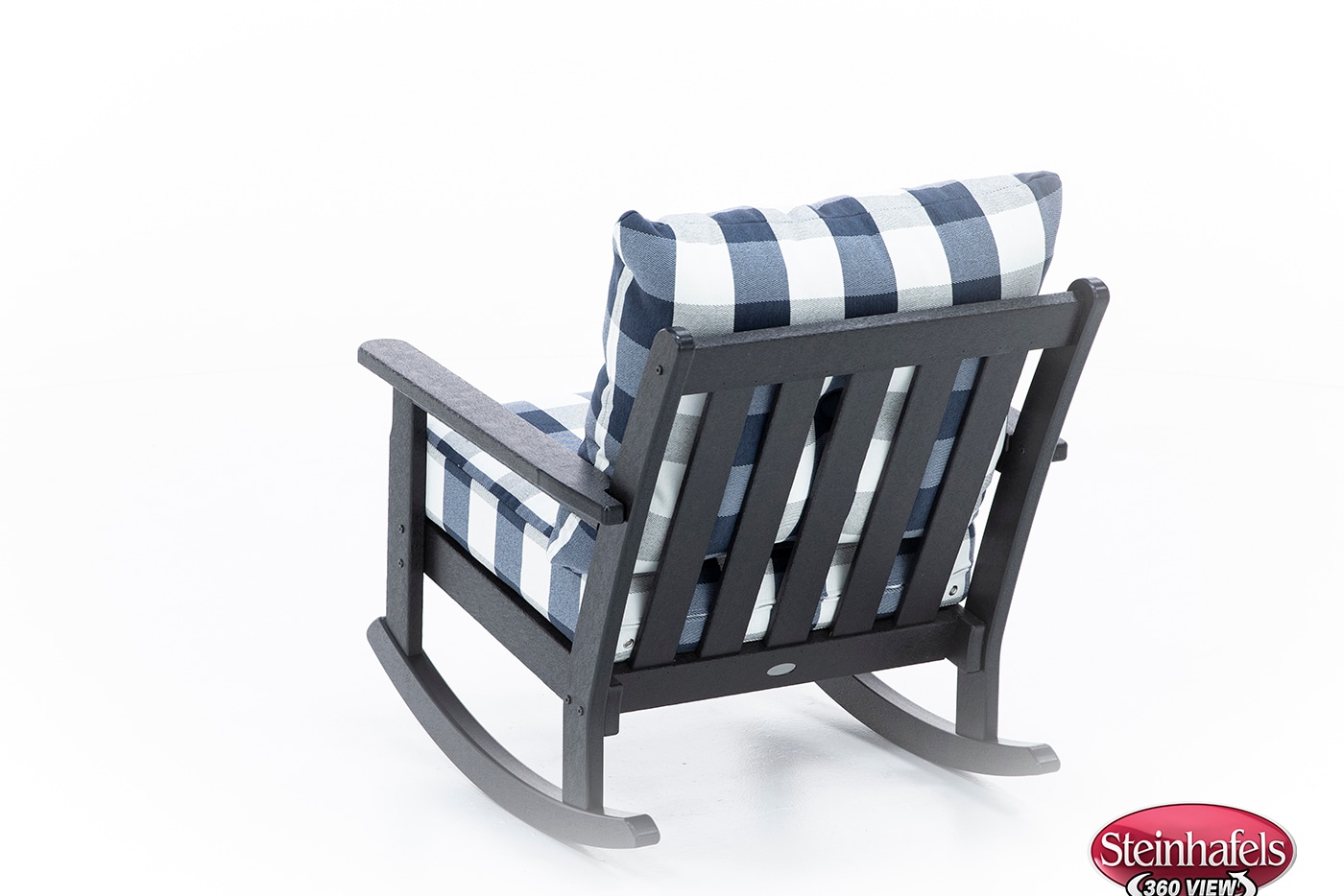 polywood black club chair  image pkg  