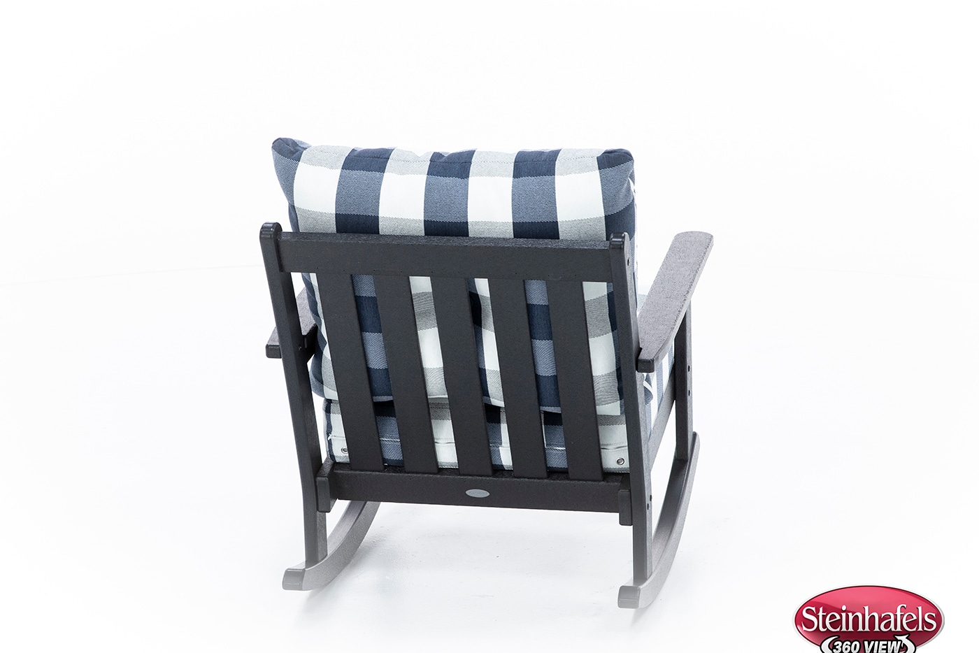 polywood black club chair  image pkg  