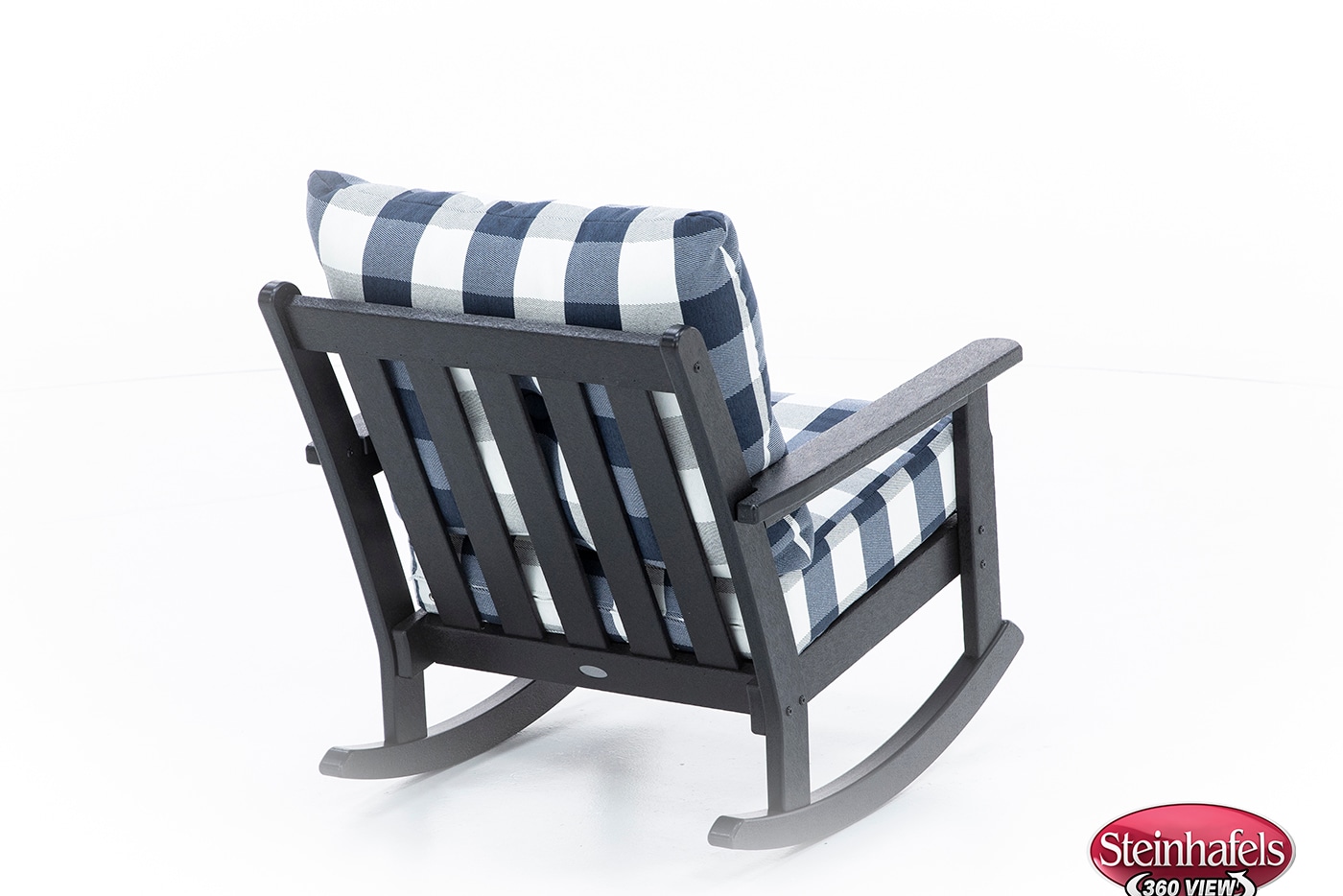 polywood black club chair  image pkg  