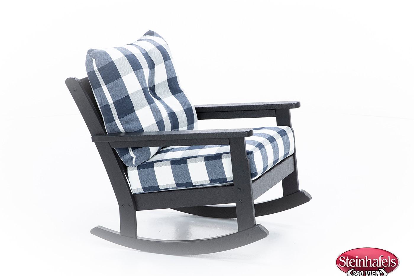 polywood black club chair  image pkg  