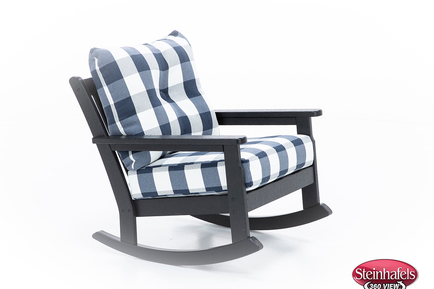 polywood black club chair  image pkg  