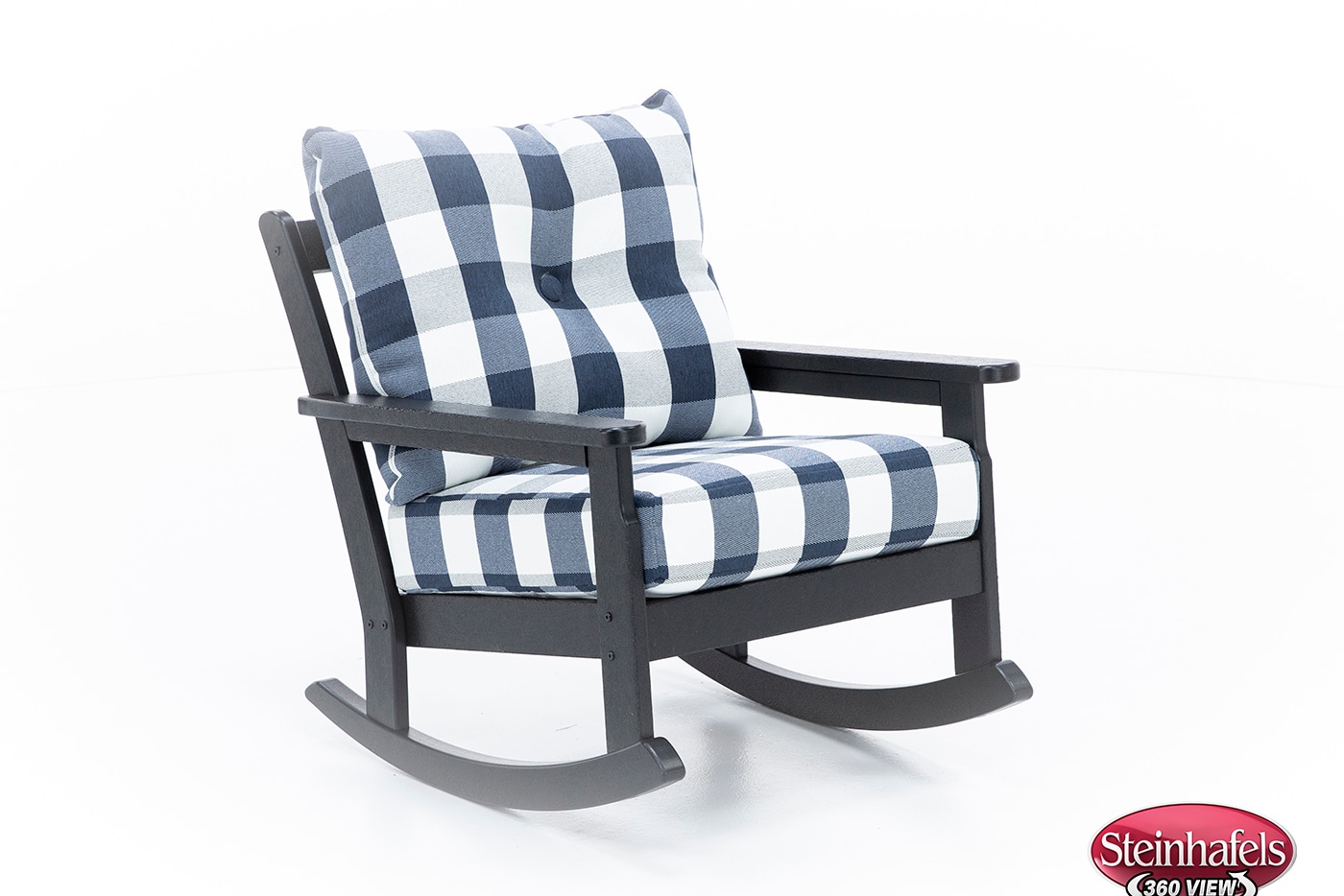 polywood black club chair  image pkg  