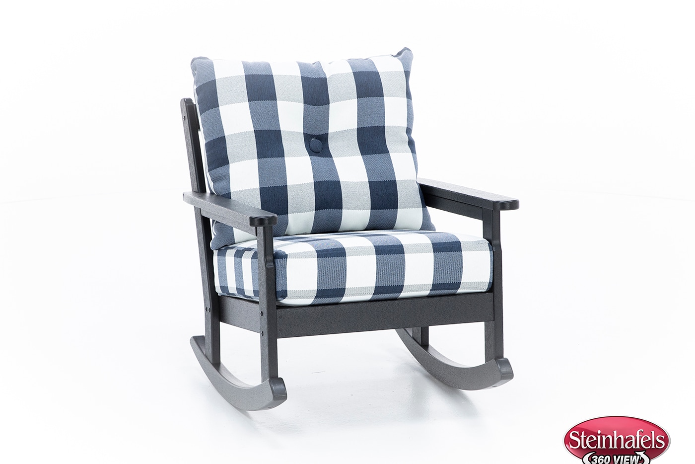 polywood black club chair  image pkg  