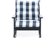 polywood black club chair pkg  