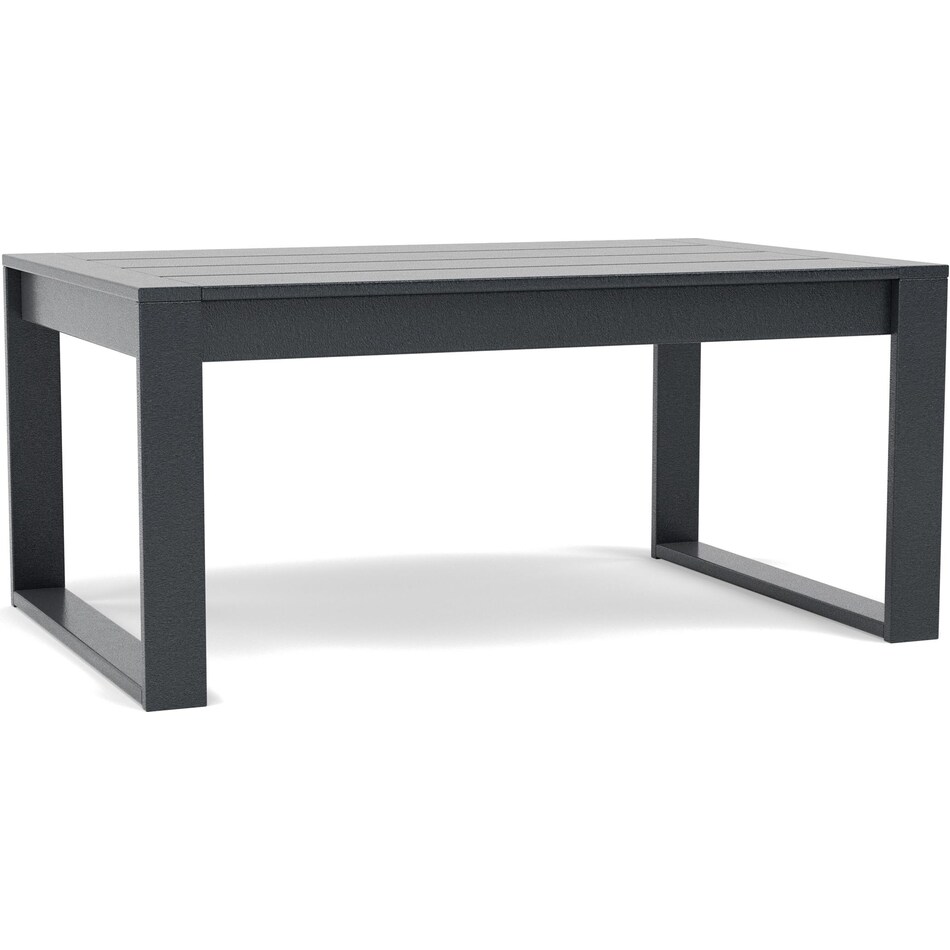 polywood black coffee table   