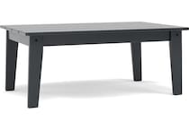 polywood black coffee table   