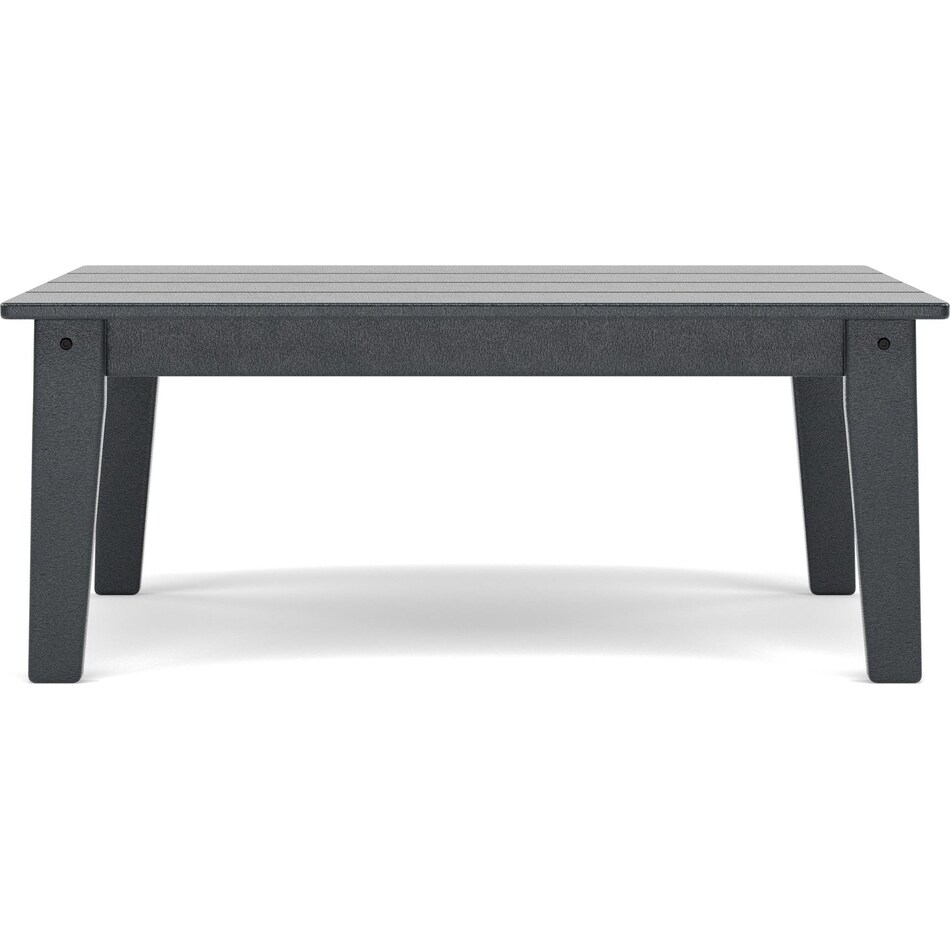 polywood black coffee table   