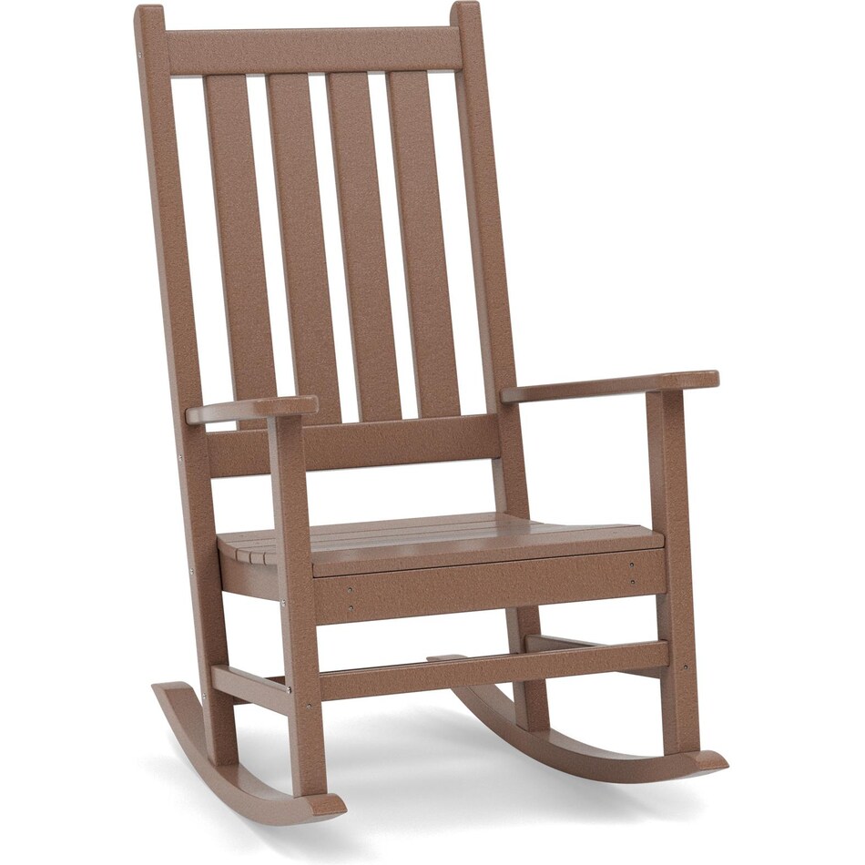 polywood brown adirondack chair   